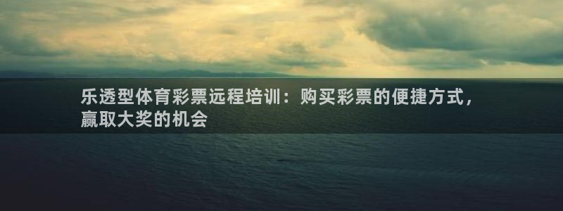 富联平台是什么平台：乐透型体育彩票远程培训：购买彩票